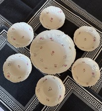 Antikes 7-tlg. Dessert-Set