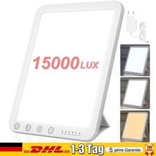 15000Lux Tageslichtlampe Timer 3 Farbtemperatur Dimmer Lichttherapie UV-frei