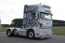 LKW Foto DAF XF Zugmaschine UK silver Alan W Crooks haulage contractor St #k4ga