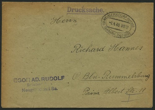 All bes gebühr bezahlt - bes.,
