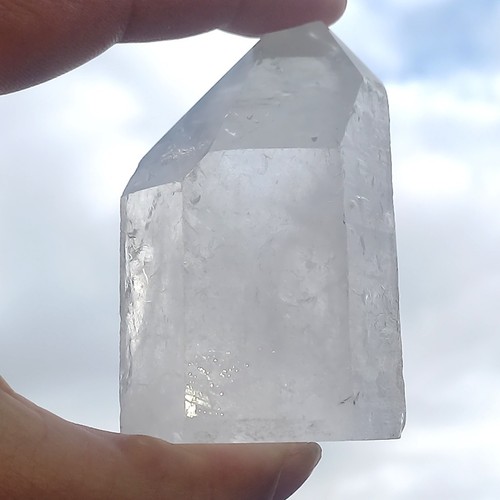 Wasserklar bergkristall spitze - bergkristall,
