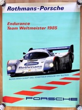 original Porsche Plakat Poster