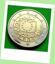 2 Euro Gedenkmünze Lettland