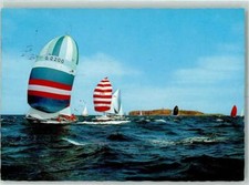 10329241 - 2192 Helgoland Eintoner Jachten a. Spinnacker Kurs Hafen