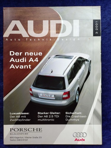 Audi magazin prospekt - magazin, 3.2001