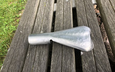 Zündapp Bella  R150 Ersatzteil Auspuffblende Handgedengelt aus VA  Oldtimer