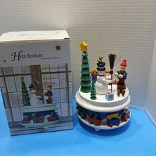 Vintage Holz-Spieluhr White