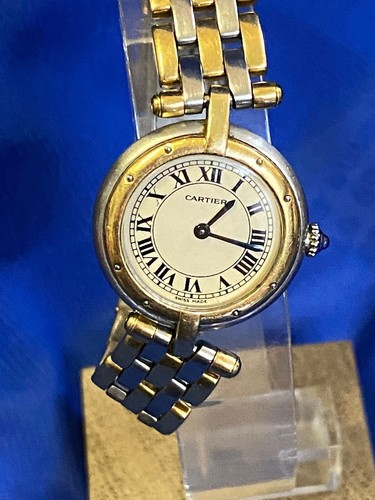 Cartier acier damenuhr - et,