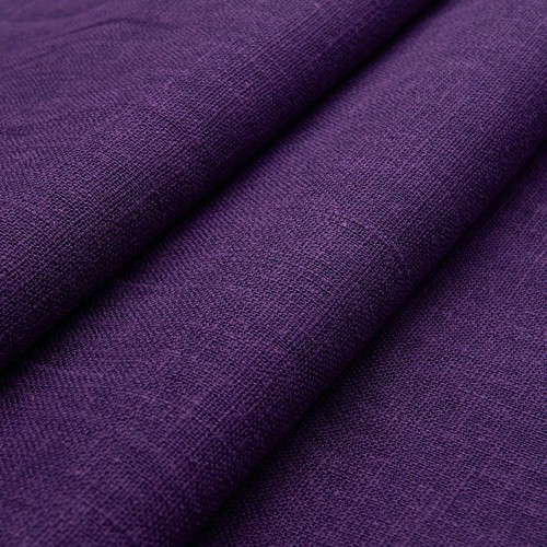 Bio leinen leinenstoff - (lila),