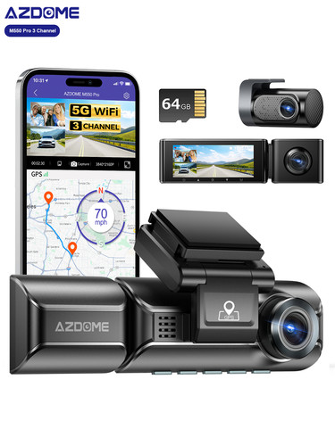 Azdome lens wifi dashcam - lens,