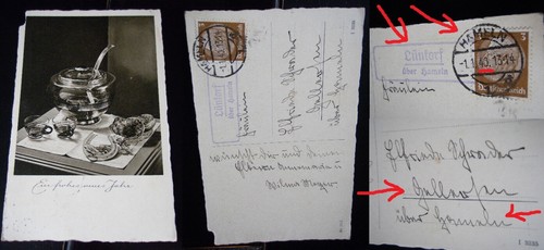 Alte postkarte gellersen - alte, ak