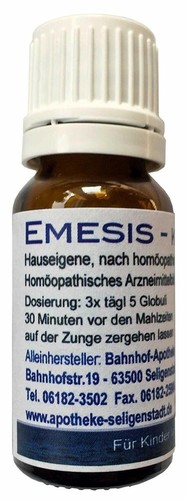 Emesiskomplex globuli - emesiskomplex,