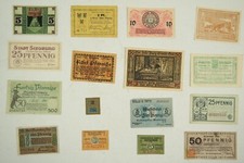 Konvolut kriegsgeld notgeld - /,