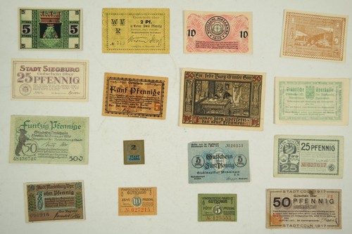 Konvolut kriegsgeld notgeld - konvolut, /