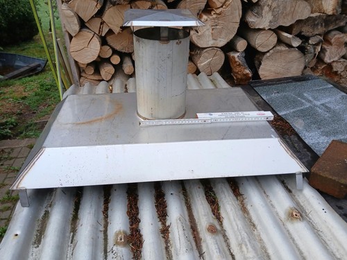 Edelstahl kaminabdeckung - edelstahl,