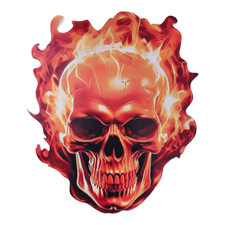 Totenkopf Aufkleber Skelett