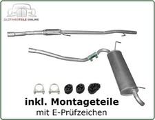 Auspuff Set für FIAT Panda II