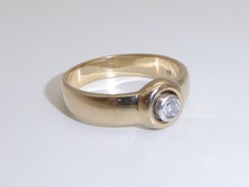14k gold ring 585 gelbgold - ring,