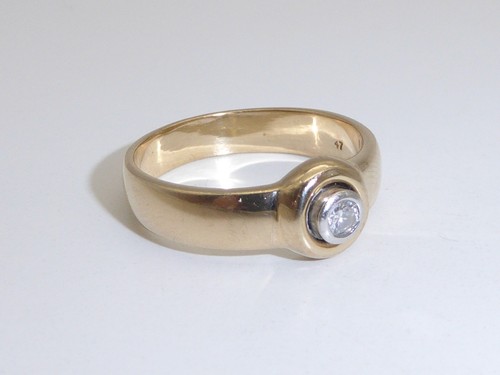14k gold ring 585 gelbgold - gold,