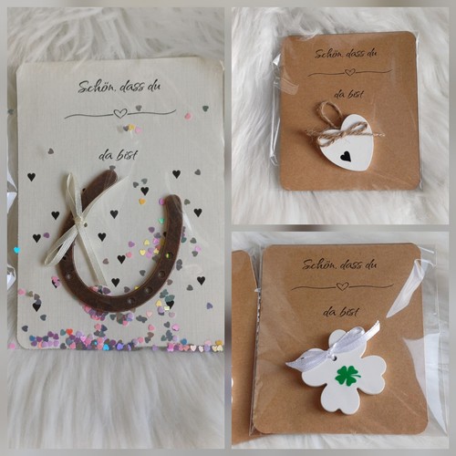 Gastgeschenk herz kleeblatt - gastgeschenk,
