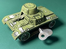 Gama Blechspielzeug Alter Panzer  TANK Blech Panzer Western Germany Tin Toy