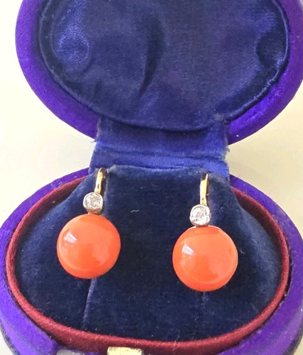 Jugendstil ohrringe diamanten - jugendstil,