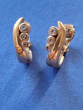 Pierre Lang Creolen Gold  Ohrringe Zirkonia