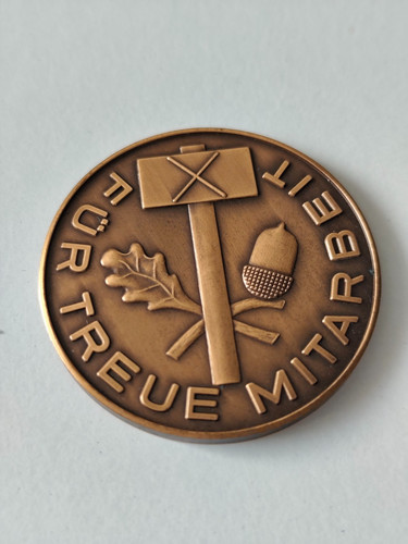 Kupfermedaille handwerkskammer - kupfermedaille,