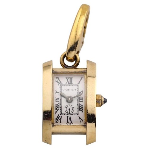 Cartier american tank - cartier, gold