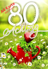KE A4 Geburtstagskarte 80