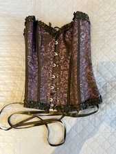 Korsett Damen Gr. M (38) schwarz-lila