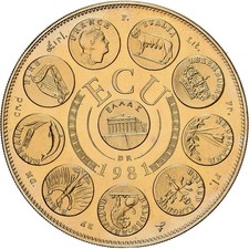 Frankreich, Medaille, Ecu