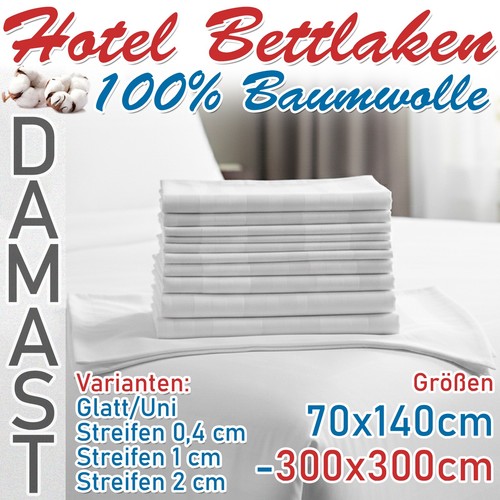 Weiße bettlaken ohne gummizug - bettlaken,