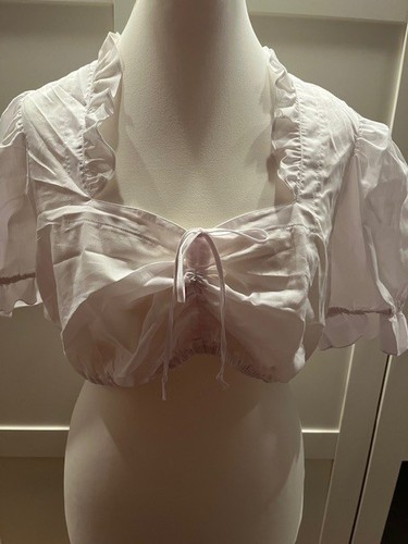 Dirndl bluse weiß kurzarm - dirndl-bluse,, weiß,
