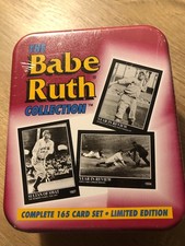 Babe Ruth, Sammleredition, 165 Karten in einer versiegelten Metallbox,NEU,RAR **