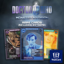 BBC Dr Doctor Who Monster Invasion RARE Karten inkl. Extreme - Pick!