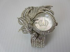 Vintage Pompoos Harald Gloockler Deutsche Designer Armbanduhr Strass