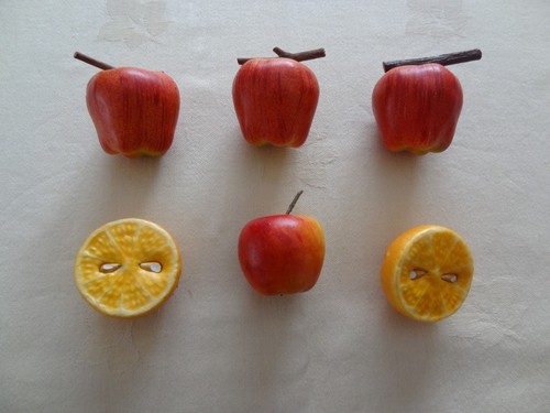 Deko obst kunststoff äpfel - kunststoff,