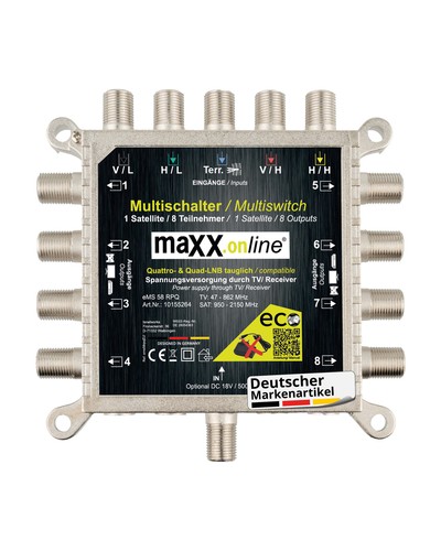 Multischalter teilnehmer 1 - teilnehmer, &