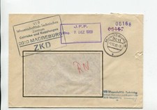 DDR Dienst ZKD Brief Magdeburg