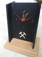 Tischuhr Bergbau Eisenbahn -