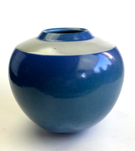 Studiokeramik vase blaugrün - vase,
