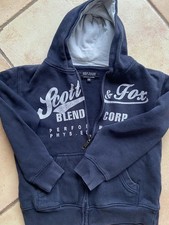 Jungen Sweatjacke  Jacke "Scott & Fox" Gr. 12 Jahre Blau