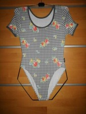 AEROBIC CARITE BODY TURNANZUG NEU GR M 40/42 FITNESSBODY LEOTARD OLDSCHOOL