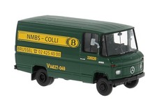 Brekina 36861 Mercedes L 406 D Kasten, 1967, Bahn Belgien (B), H0, Neu 2025