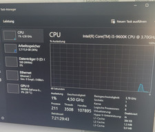 Intel Core I5 9600K CPU