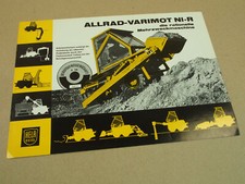 Prospekt Lanz Hela Allrad Varimot NI-R Mehrzweckmaschine 27 PS MWM Motor 1971