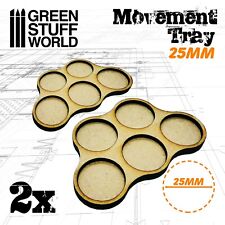 MDF Regimentsbases 5x 25mm -