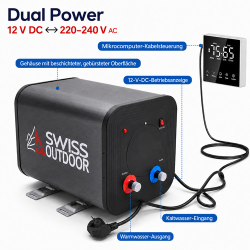 Swiss outdoor hybrid boiler - outdoor,