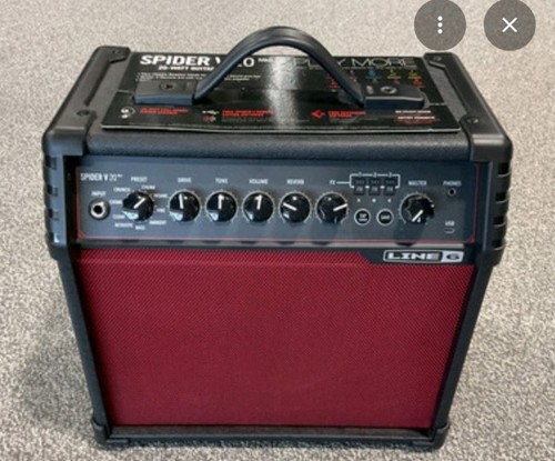 Line6 spider mkii red - line6,